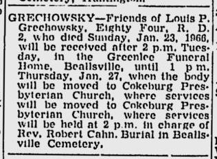 Louis P. Grechowsky obit